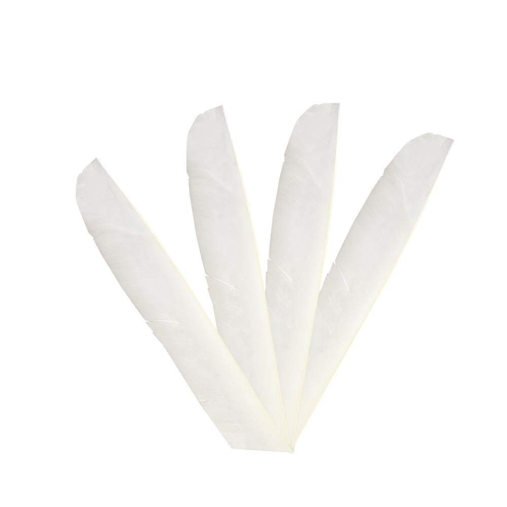 HNZMDY 50 Pcs Archery Arrow Fletching Spiral Wrap Full Length Arrow Feather 7...