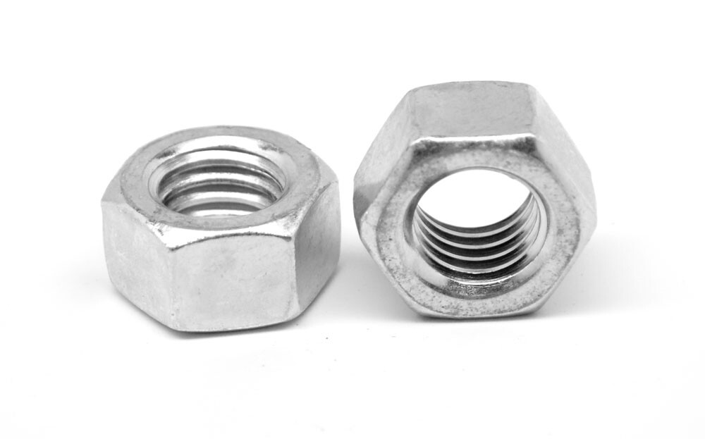 M20 x 2.00 Fine Thread DIN 934 Class 8 Finished Hex Nut Zinc Plated
