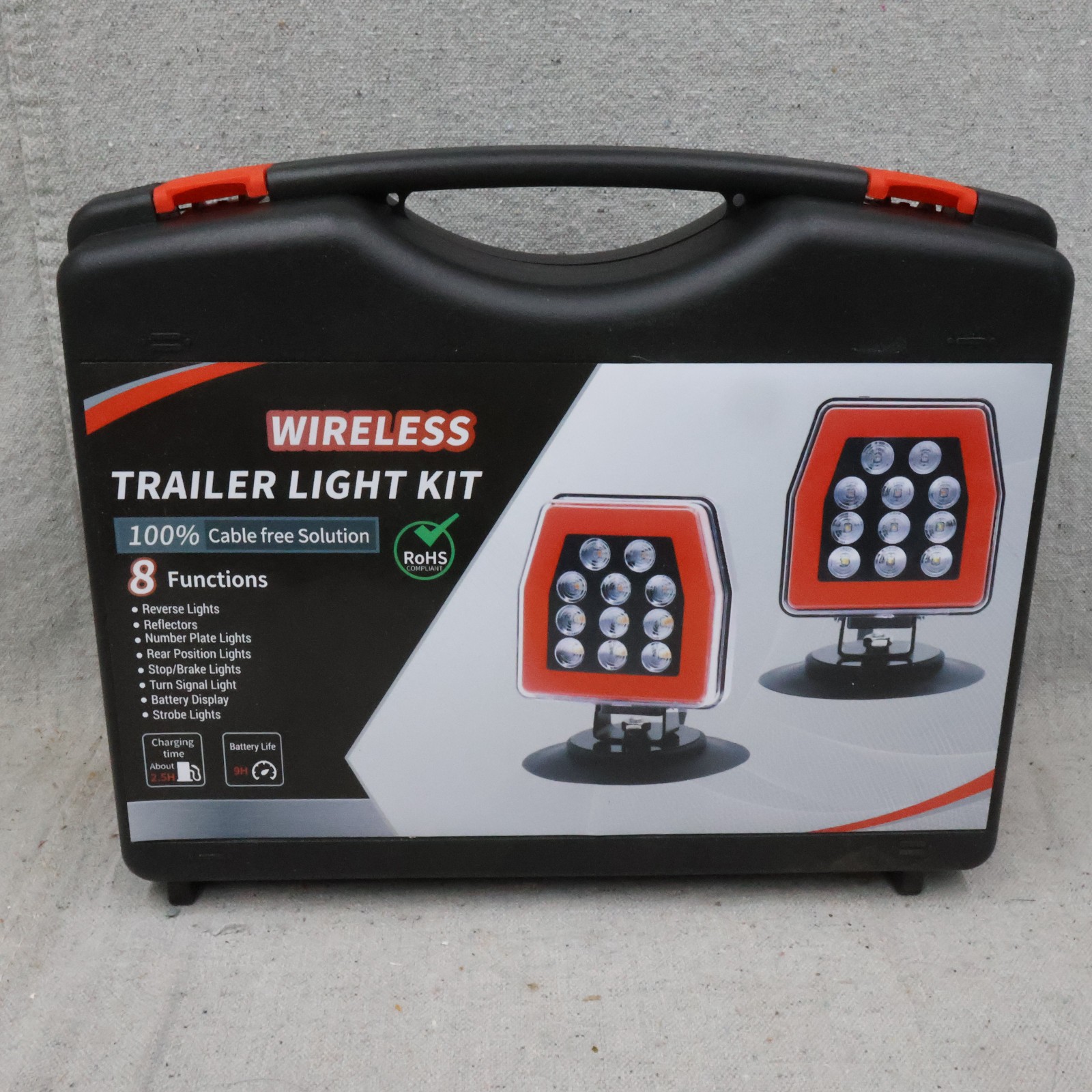 Wireless Trailer Lights Stop, Reverse, Turn, Strobe 7 Blade Connector