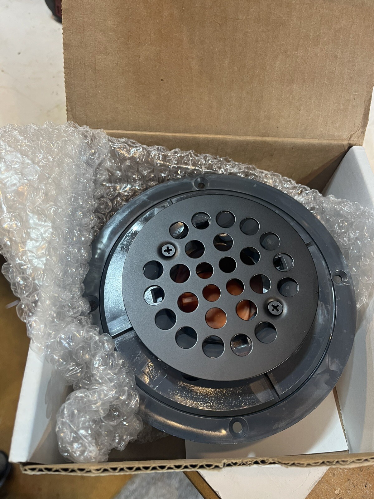 Jaclo 86563-MBK Complete round Shower drain Matte black