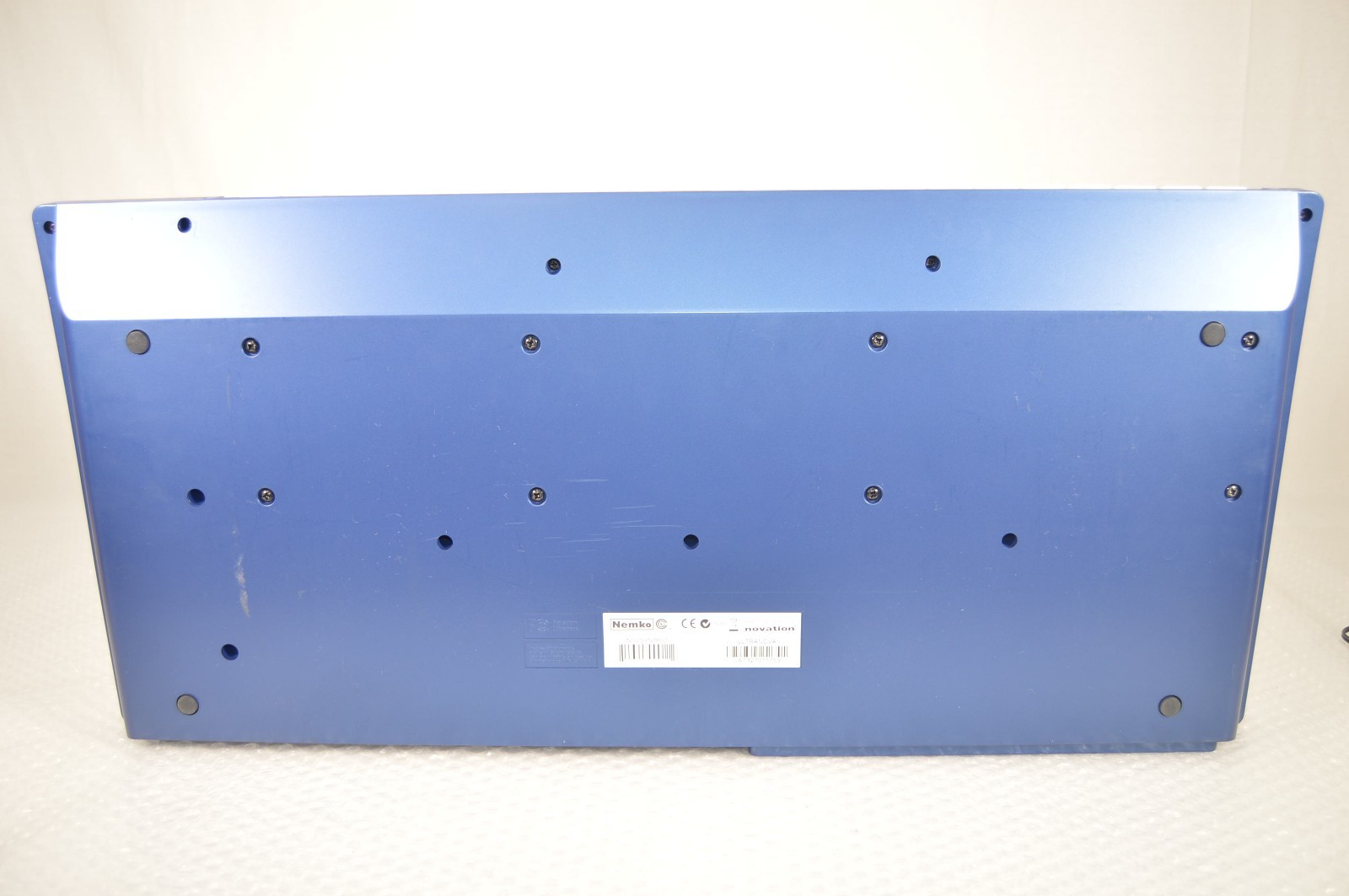 Novation ULTRANOVA Synthesizer Vocoder Blue Keyboard Tested W \ Soft Case Mic