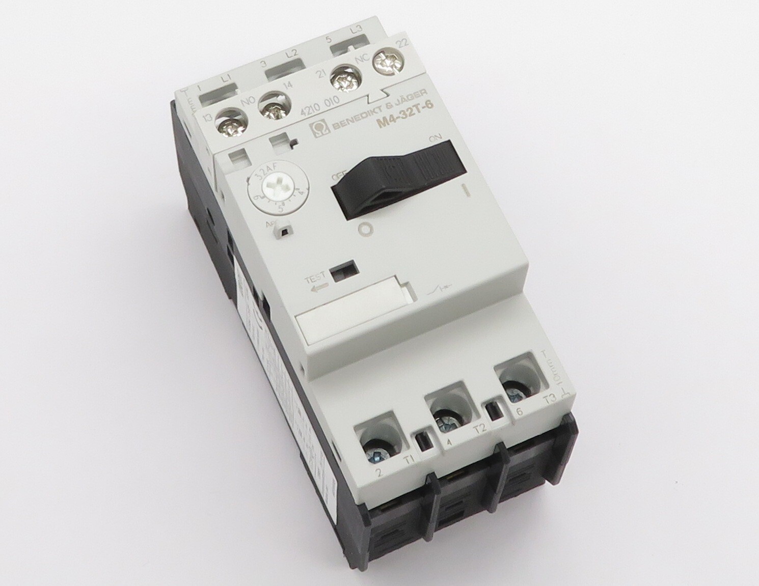 Motor circuit breaker Benedikt Jäger M4-32T-6 circuit breaker 4-6A M4 HQ11 1S + 1Ö
