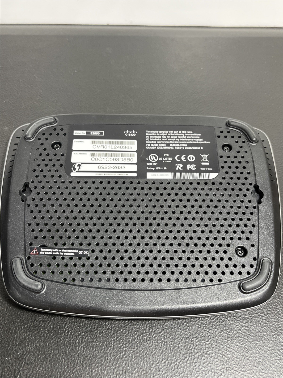 Cisco Linksys E2000 Advanced Wireless-N Router Selectable Dual-Band 2.4 or 5 GHz