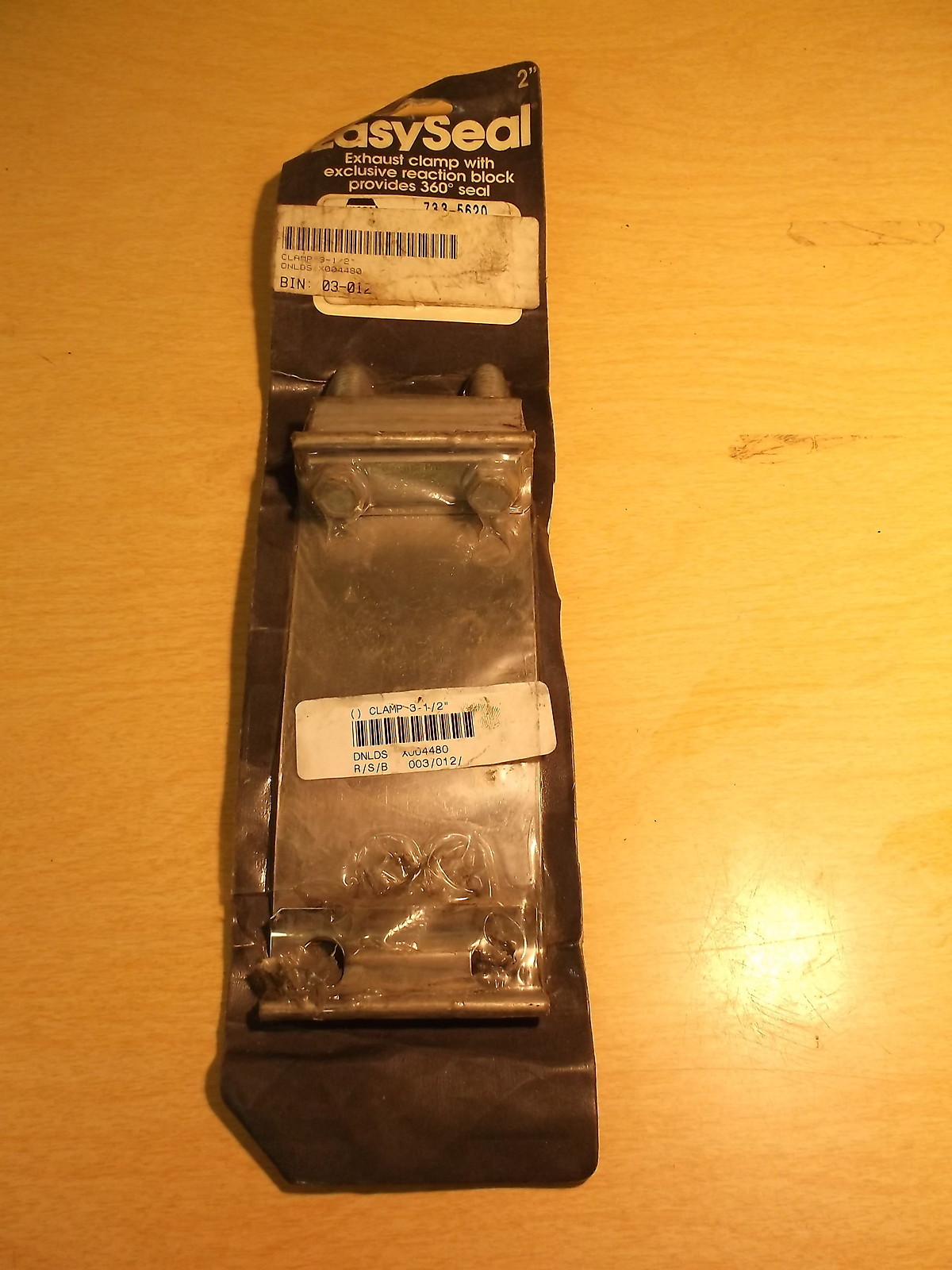 Easy Seal Exhuast Clamp 733-5620 Flat Strap, Stainless Steel *FREE SHIPPING*