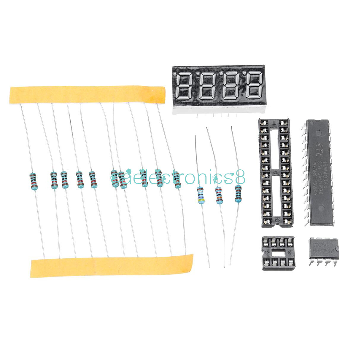 DIY DC4.5-5.5V 87.5-108MHZ Digital Tube Display FM Digital Radio Electronic