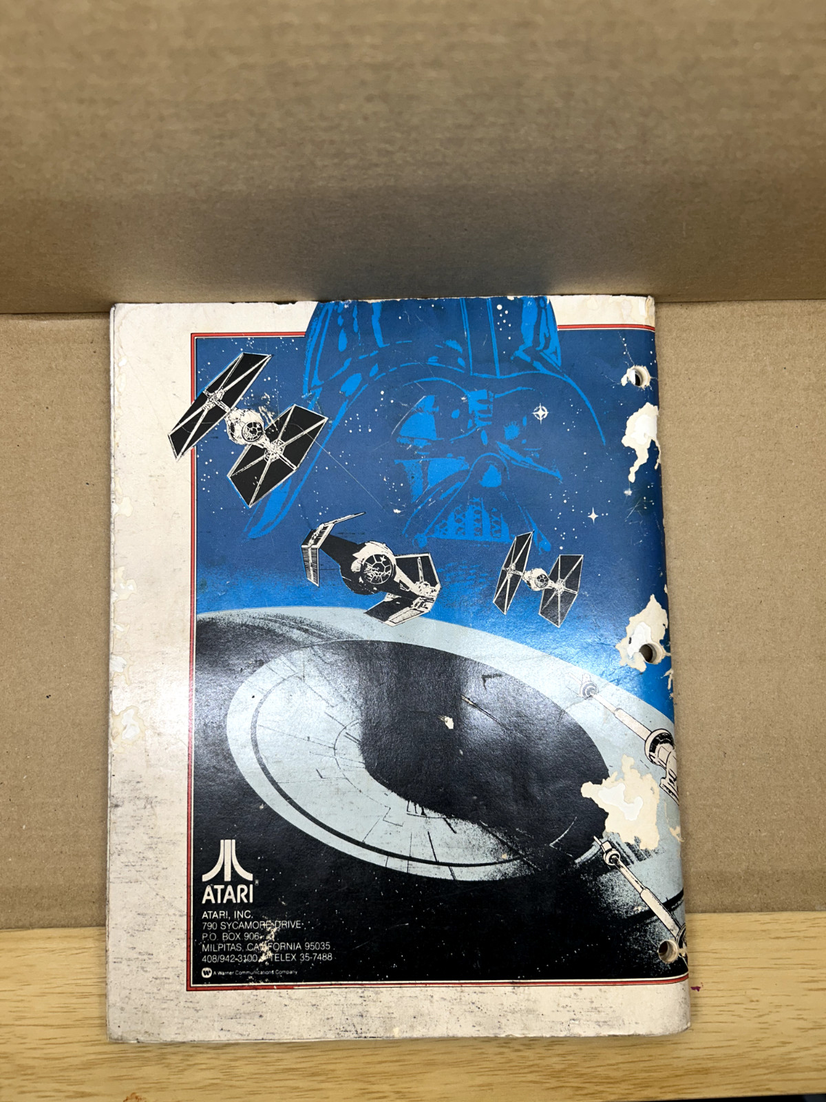 1983 Atari Star Wars Operators Manual with Illustrated Parts Lists
