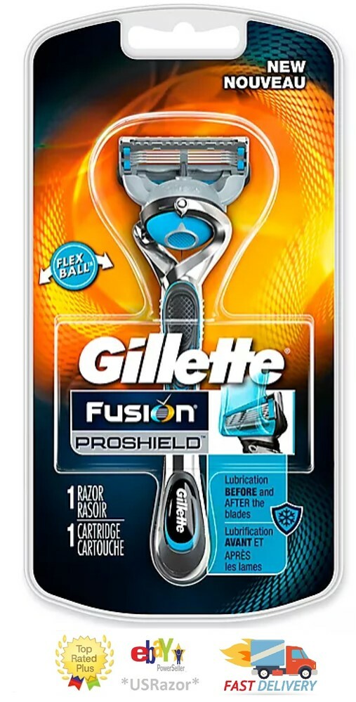 Gillette Fusion Proshield Chill Flexball Razor Blade Proglide Shaver handle