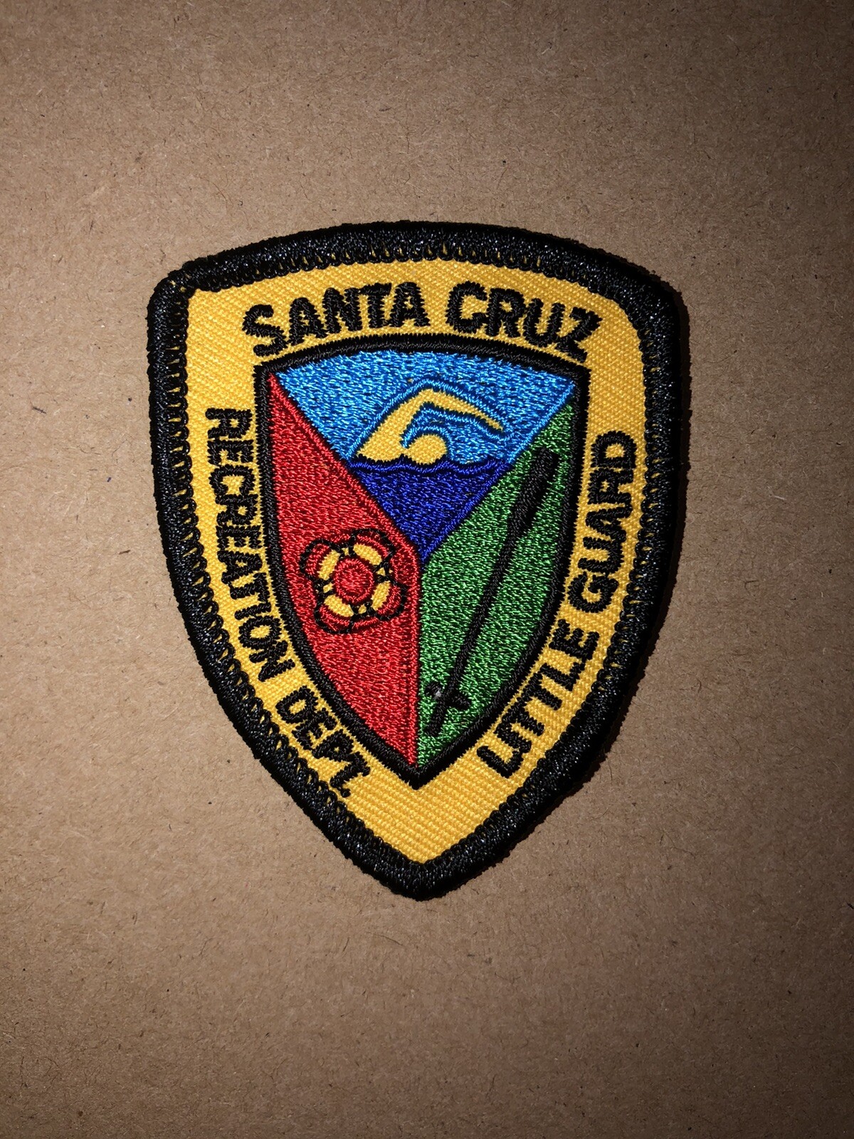 Santa Cruz Recreation Department Little Guard Patch 2”x3”