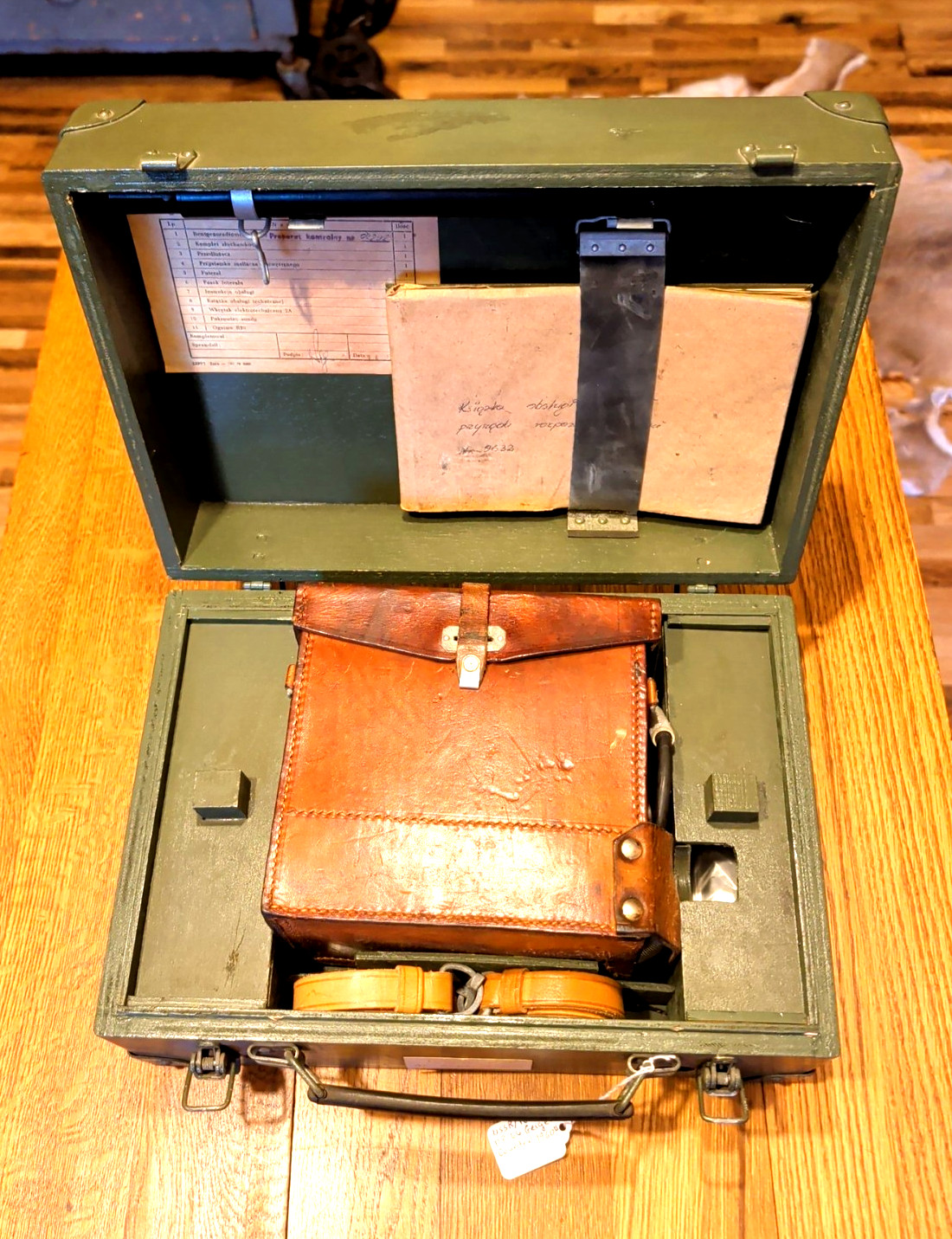 Vintage Cold War Polish Geiger Counter Dedector DP-66