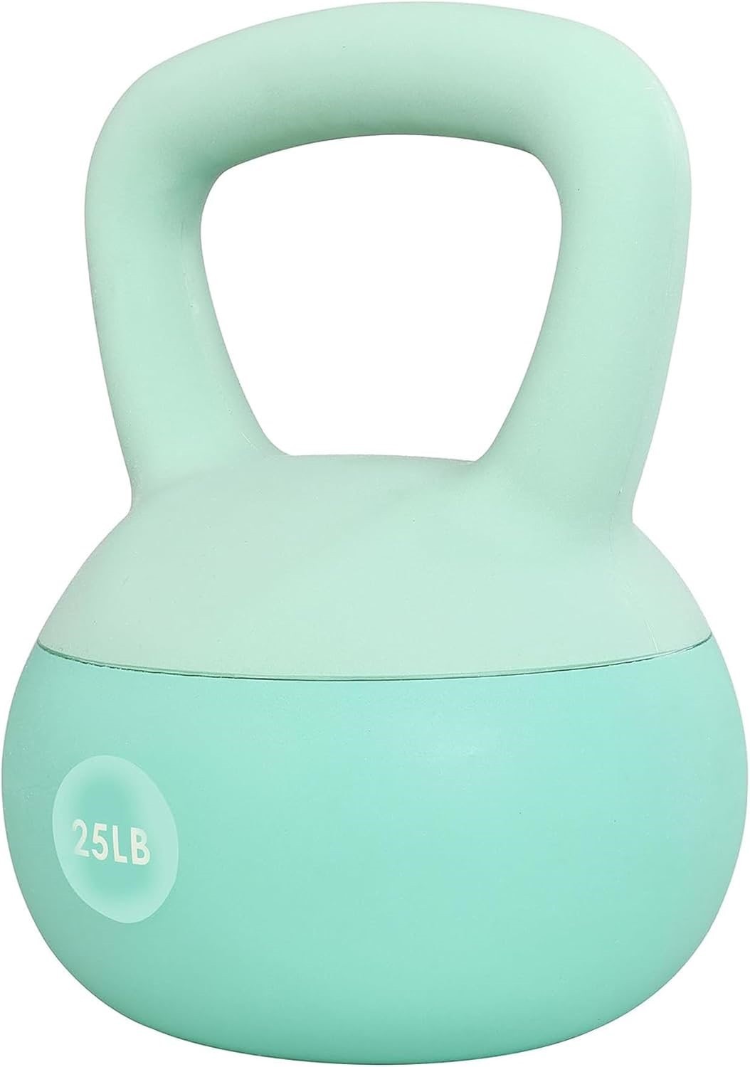 Fitvids 25lb Soft Kettlebell Sea & Iron Sand Filled Weight Color Coded Vinyl NEW