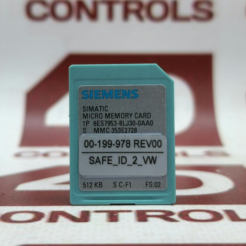 6ES7953-8LJ30-0AA0 | Siemens | SIMATIC S7, Micro Memory Card, 512KB, Used