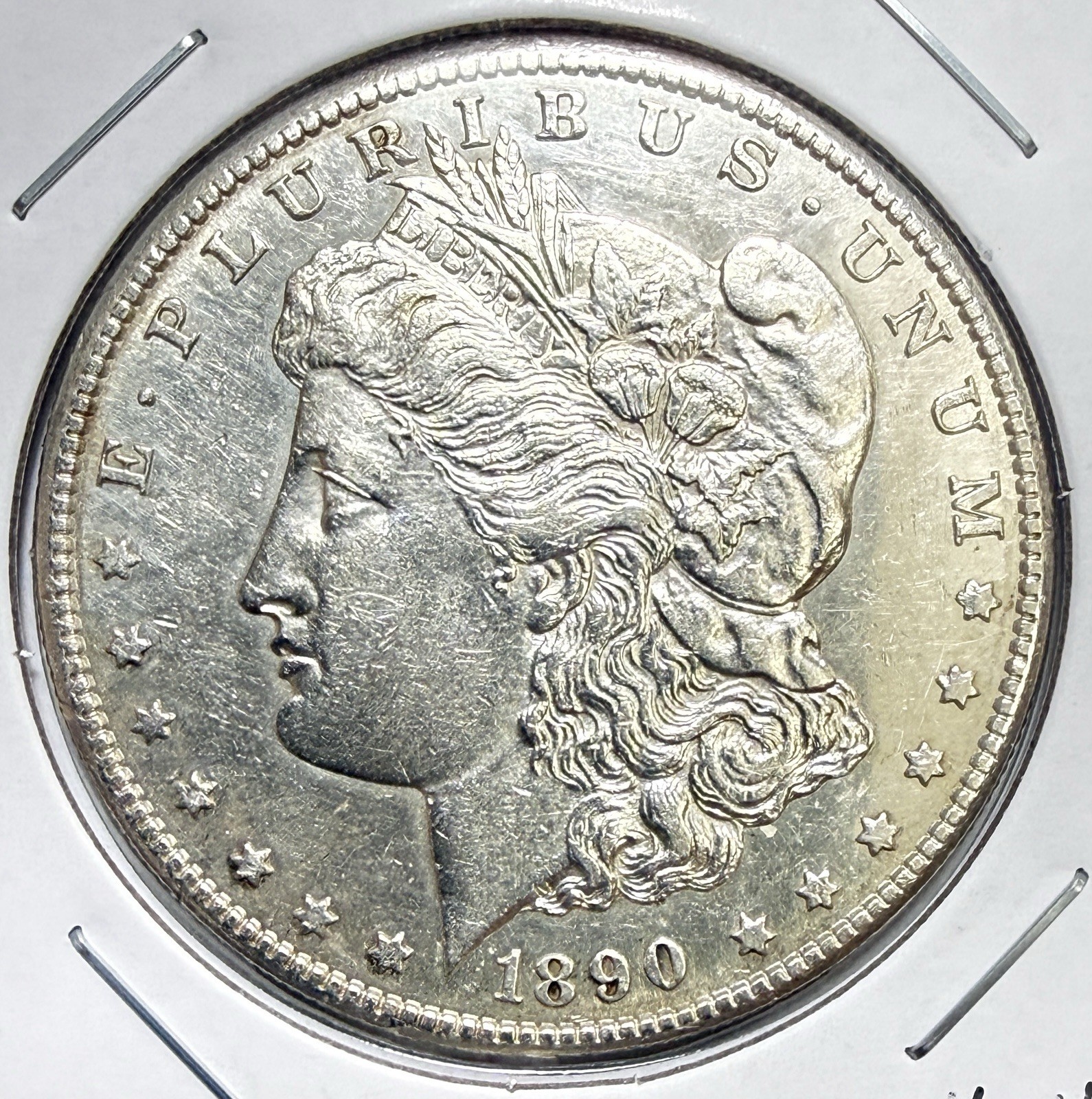 1890-S $1 Morgan Silver Dollar U.S. Mint - Free Shipping - (41-4)
