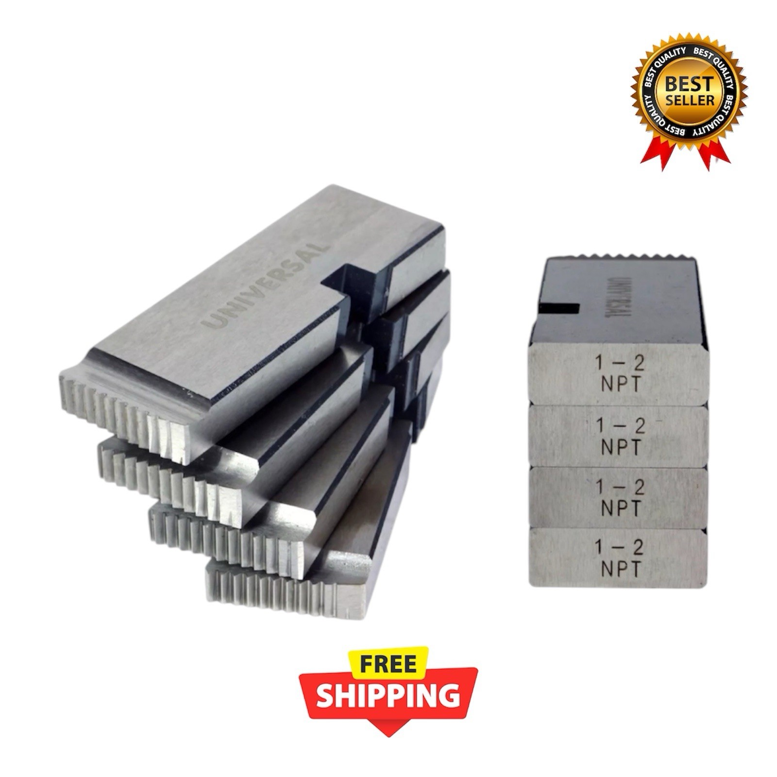 SalinasTools® 47750 1"-2" Alloy NPT Pipe Dies Fits RIDGID® 811A & 815A
