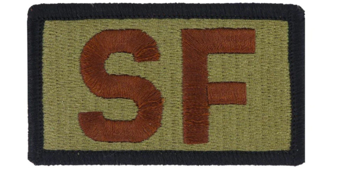 1 NEW USAF Security Forces SF OCP Velcro® Patch on 5.11 Multicam Cap 1C1