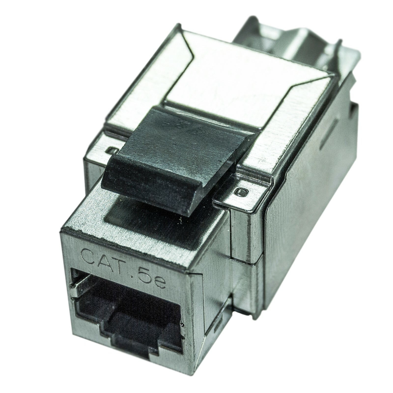 2 Pack Shielded CAT5e Keystone RJ45 Ethernet Network 110 Tool-Less Snap-In Jack
