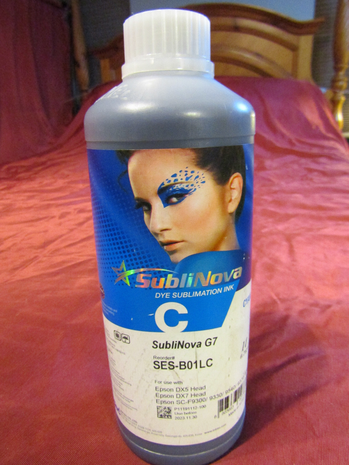 Inktec Sublimation Ink-SubliNova G7 Cyan , 1 - liter