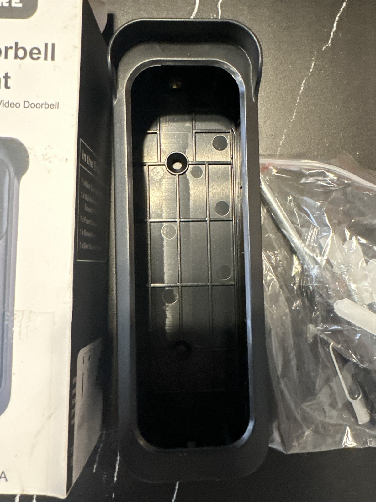 Satire Blink Doorbell Mount Black