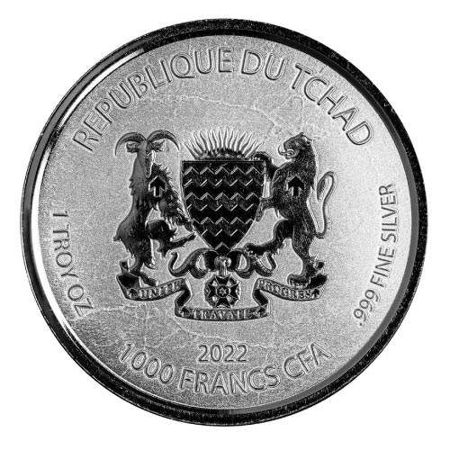 2022 Silver 1 oz Chad KEK Prooflike