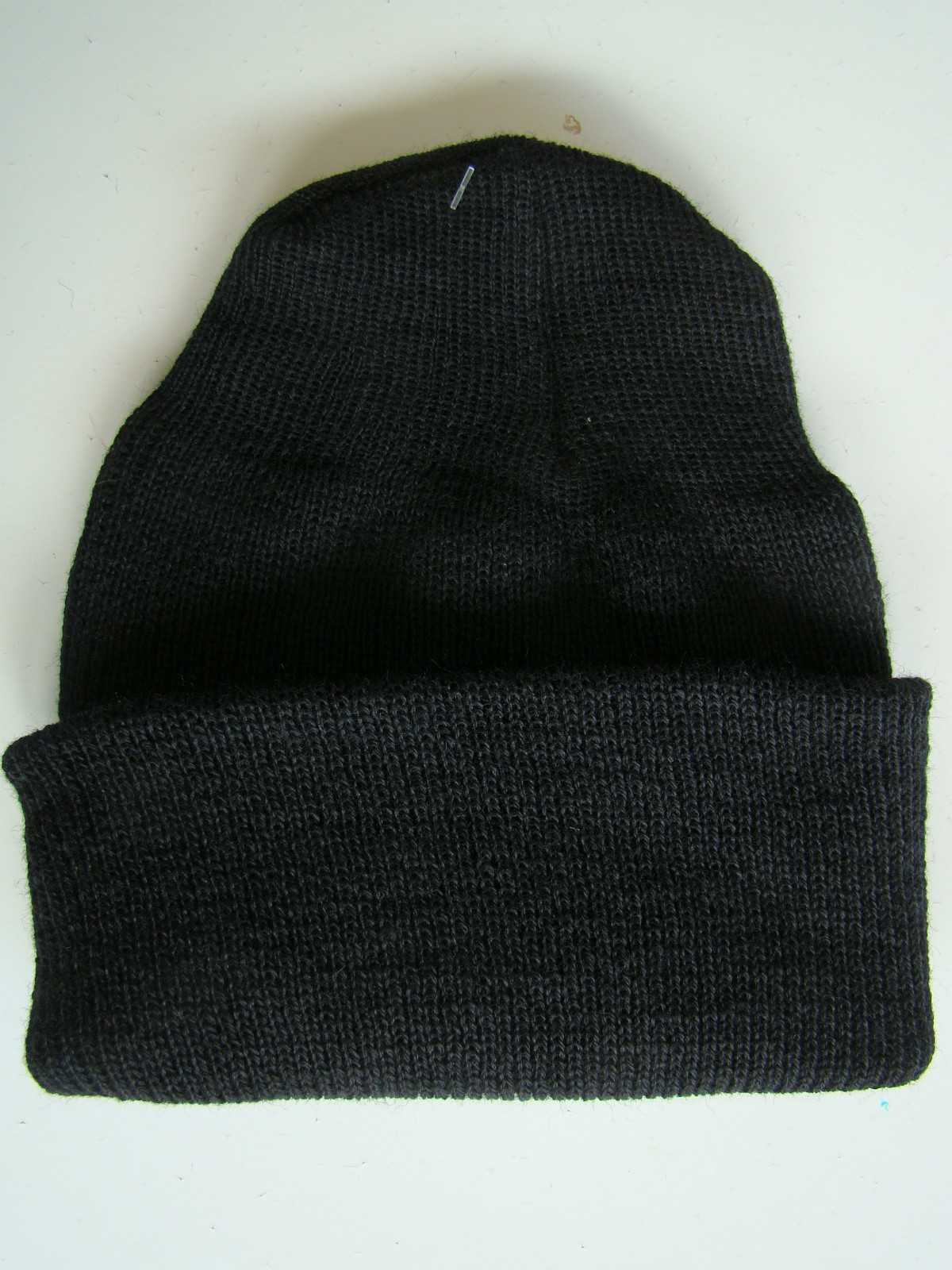 VINTAGE NAVY USN COLD FOUL WEATHER COMBAT NWU BDU KNIT BLACK 100% WOOL WATCH CAP