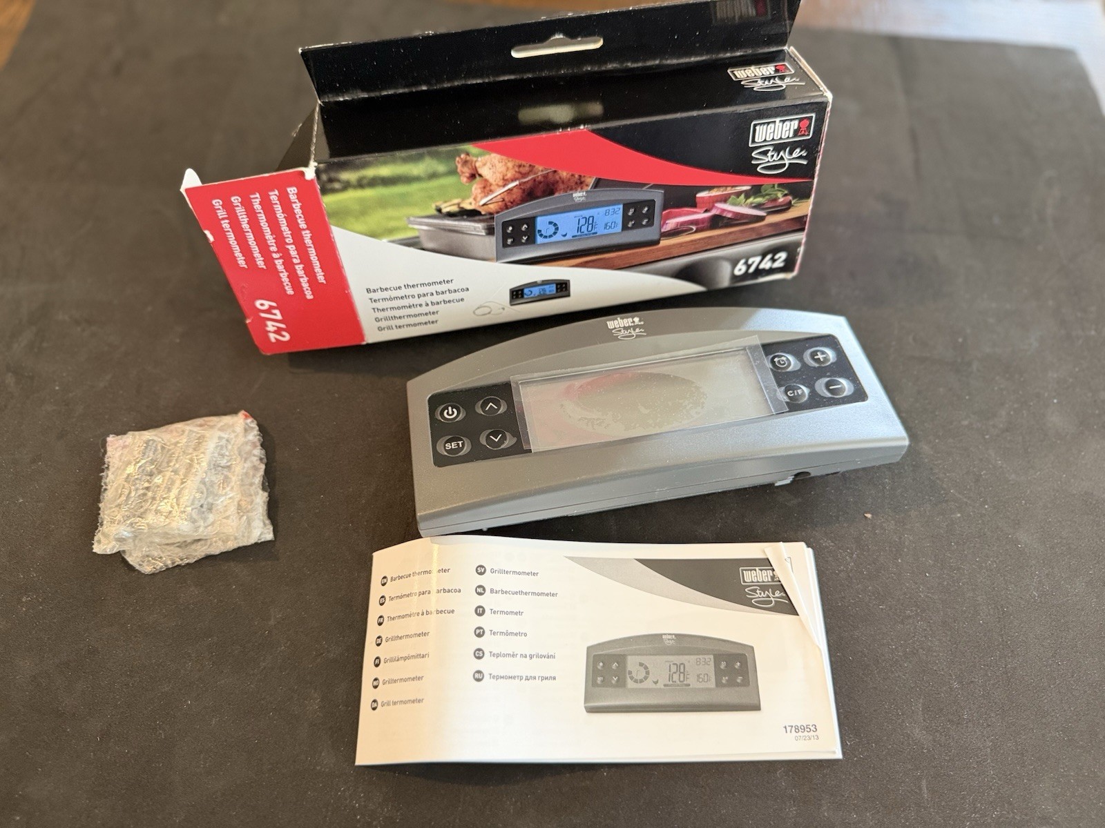 weber digital thermometer