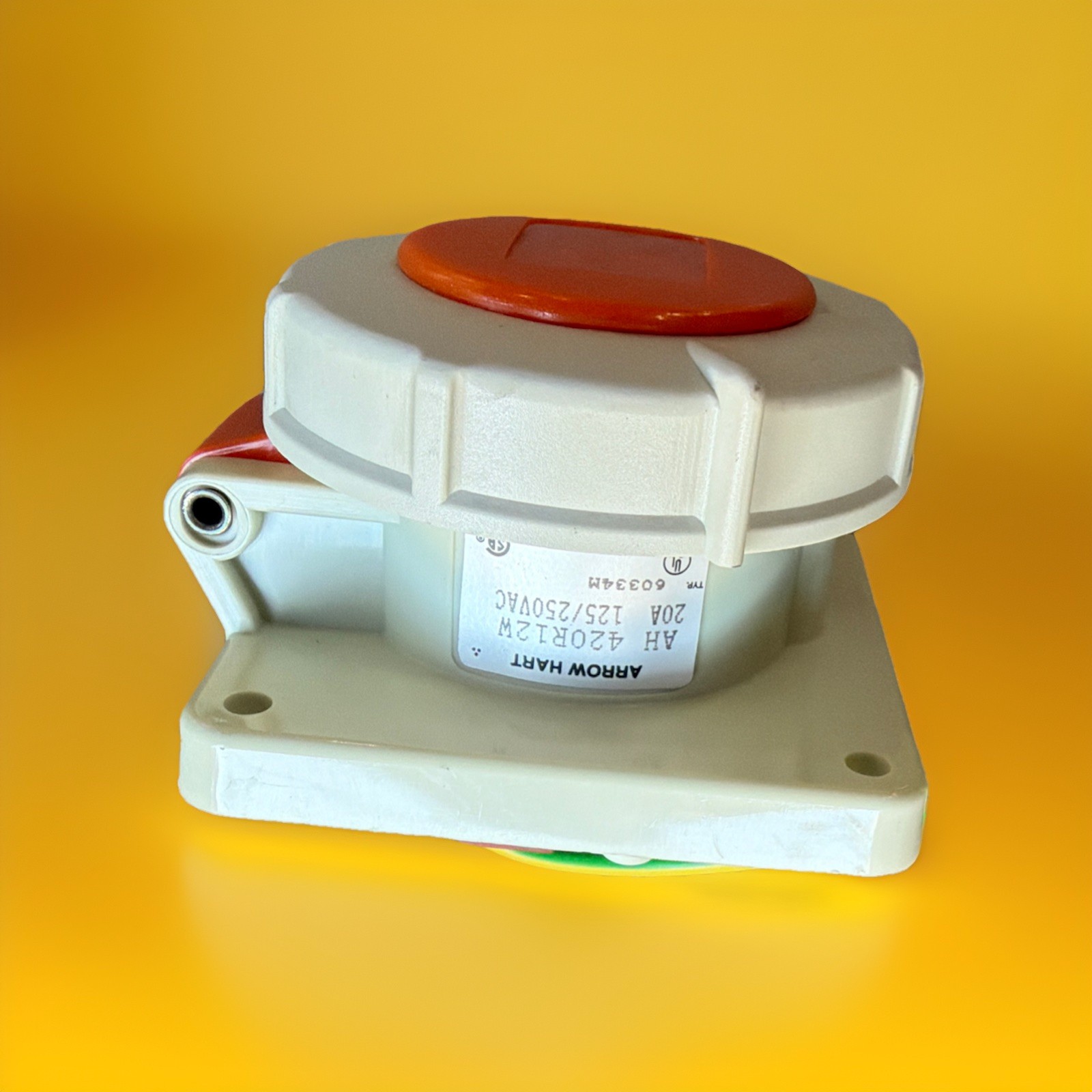 🔥 Cooper Crouse-Hinds AH420R12W Pin & Sleeve Watertight Receptacle ~ 1 Unit
