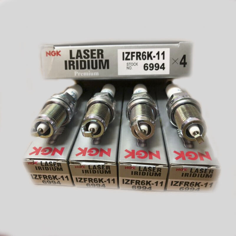 4X NGK 6994 Laser Iridium Spark Plug For Honda Accord Civic Acura MDX IZFR6K11