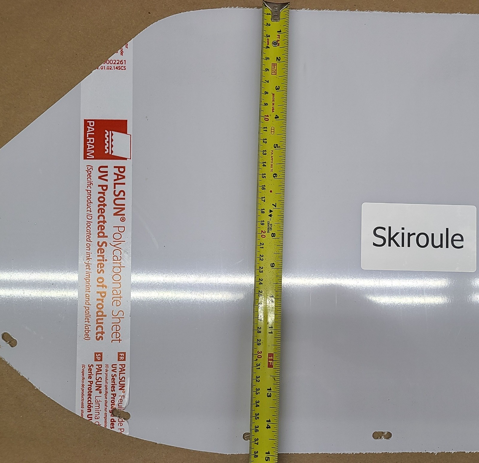 1970 1971 Skiroule Vintage Snowmobile Clear Standard Windshield