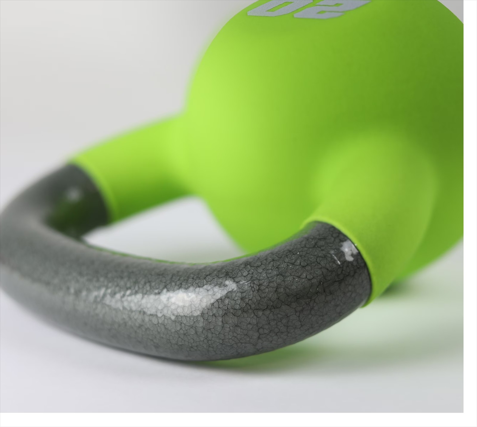 20lb Neoprene Coated Kettlebell, Green