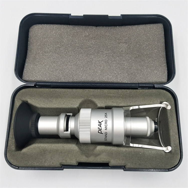25X Microscope Original PEAK 2008-25X Stand Micro Loupe With Standard Scale
