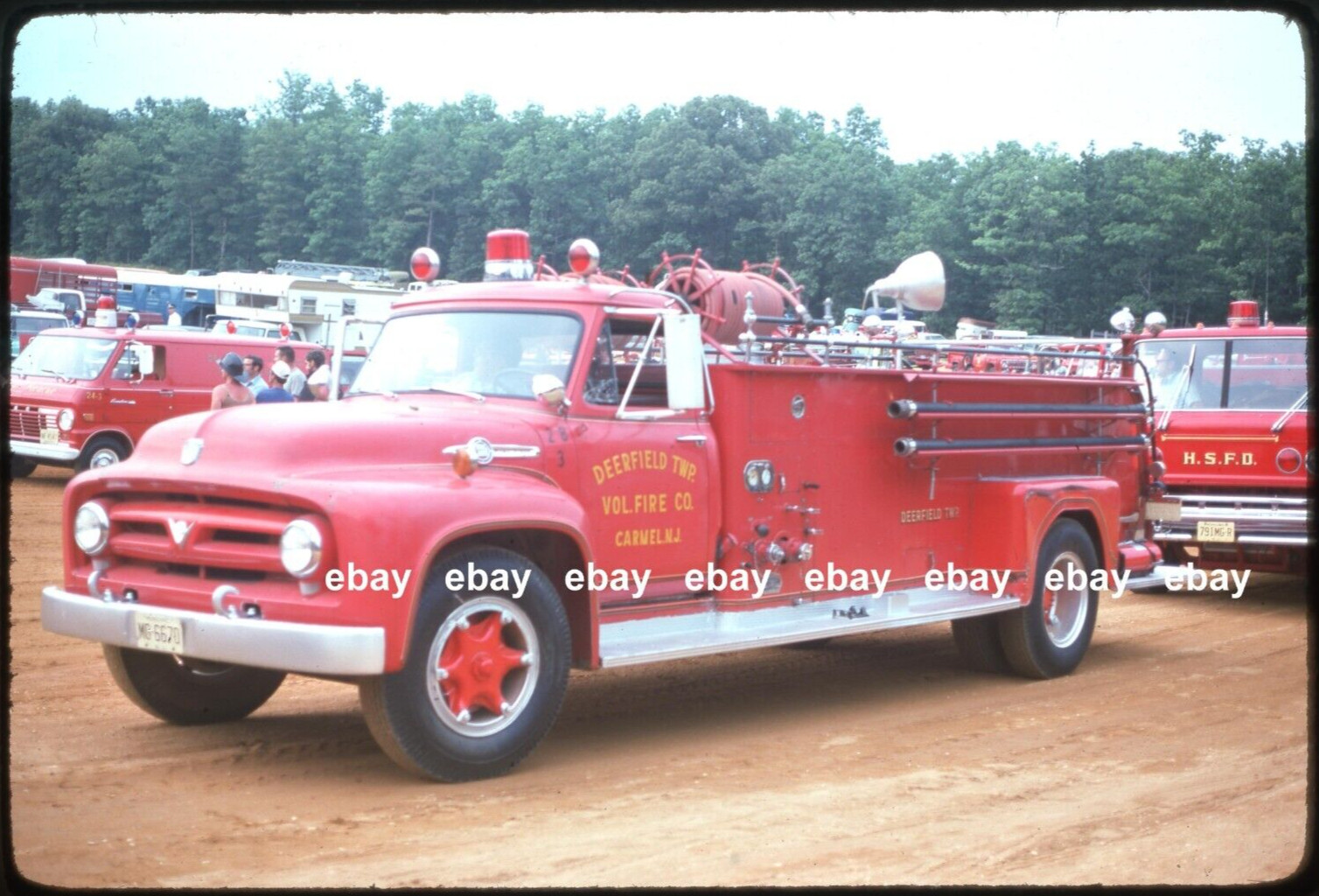 Carmel NJ 1954 Ford Great Eastern pumper Fire Apparatus Slide