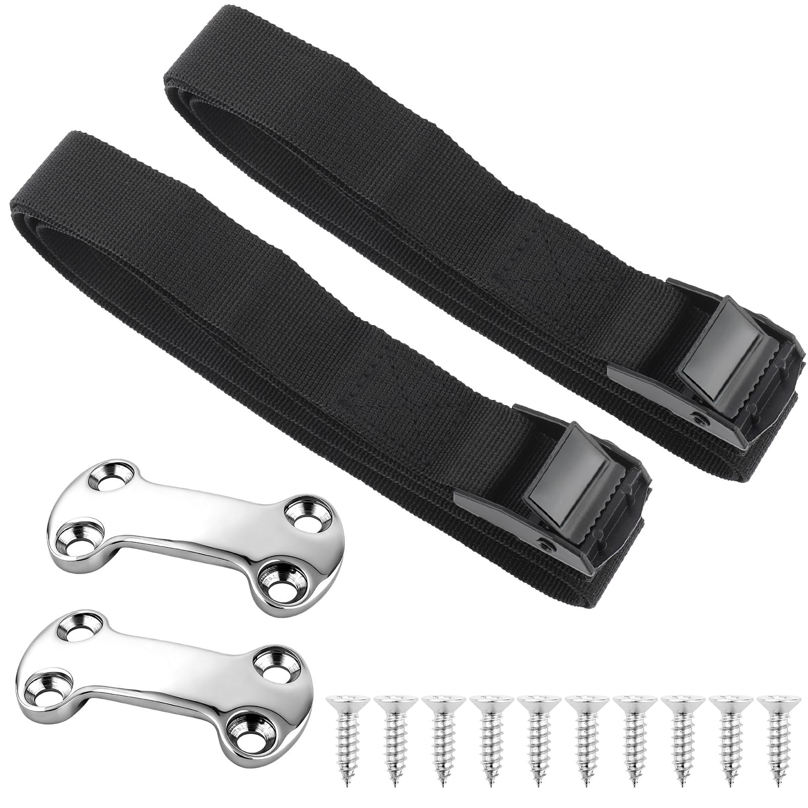 Universal Cooler Tie Down Strap Kit, Cam Buckle Lashing Straps Compatible wit...