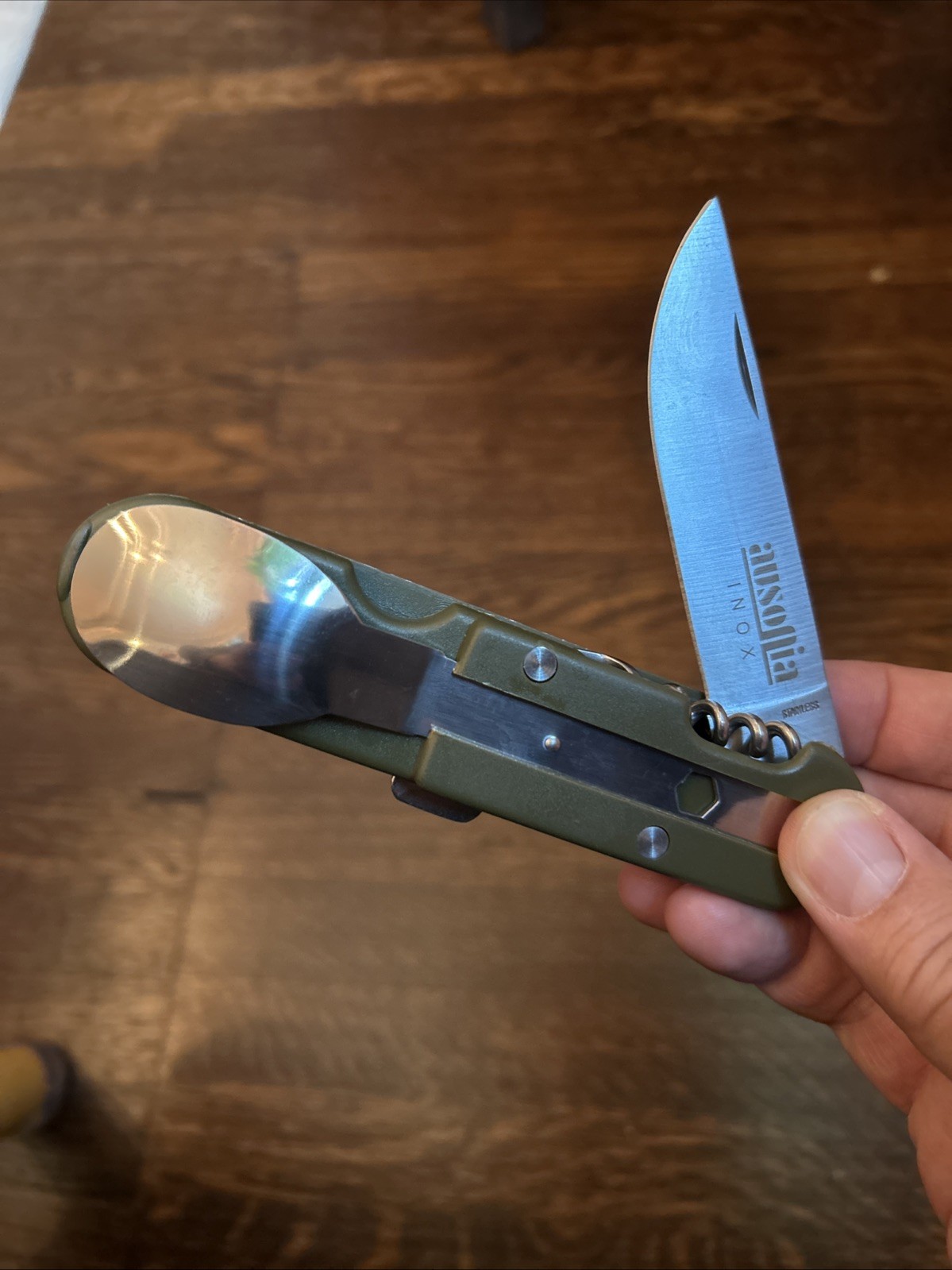 Ausonia Multi-Purpose Camp Tool Fork Knife Corkscrew STILL IN SHRINK Opened