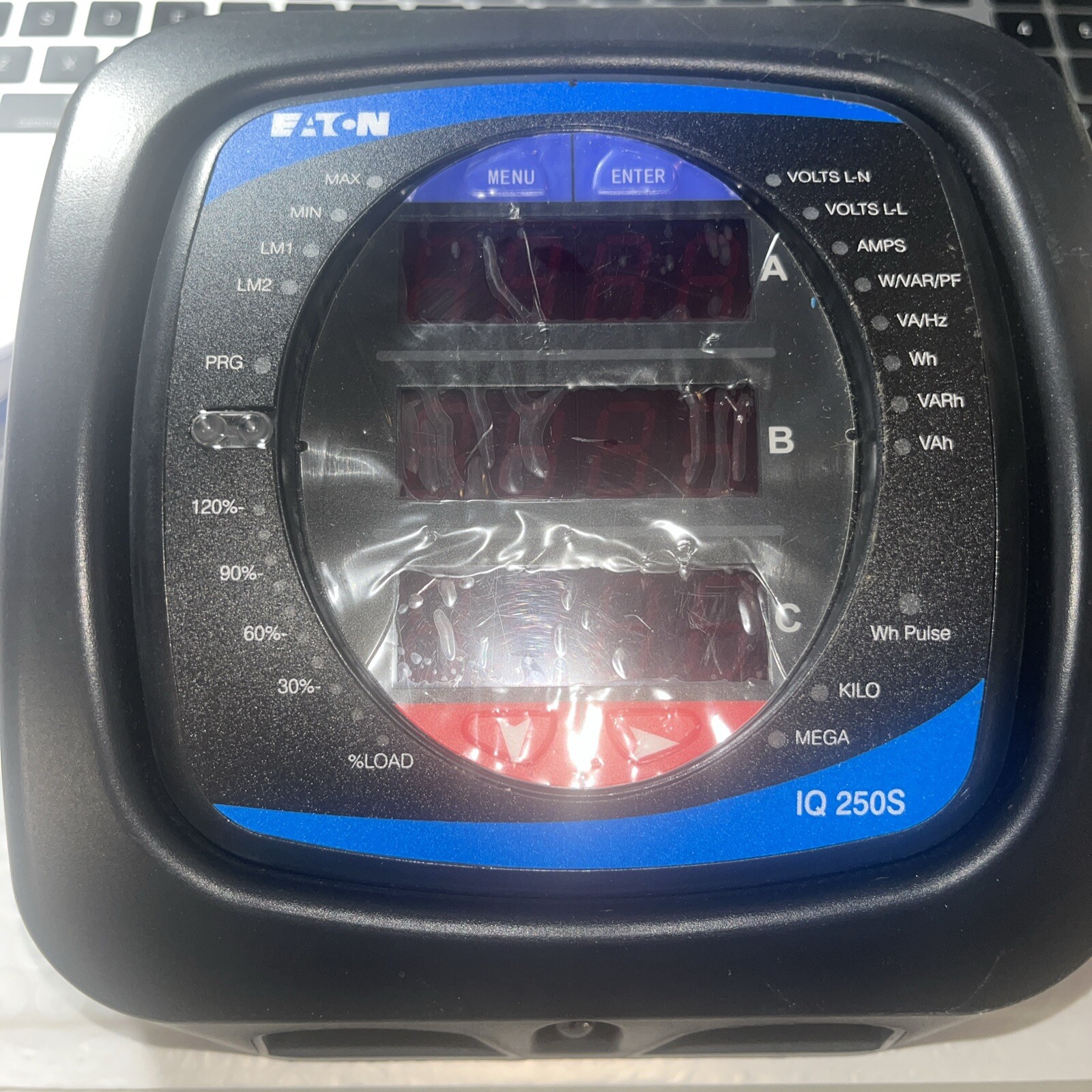 Eaton IQ250SA6511 Self Enclosed Meter With Mounting Screws, New Open Box