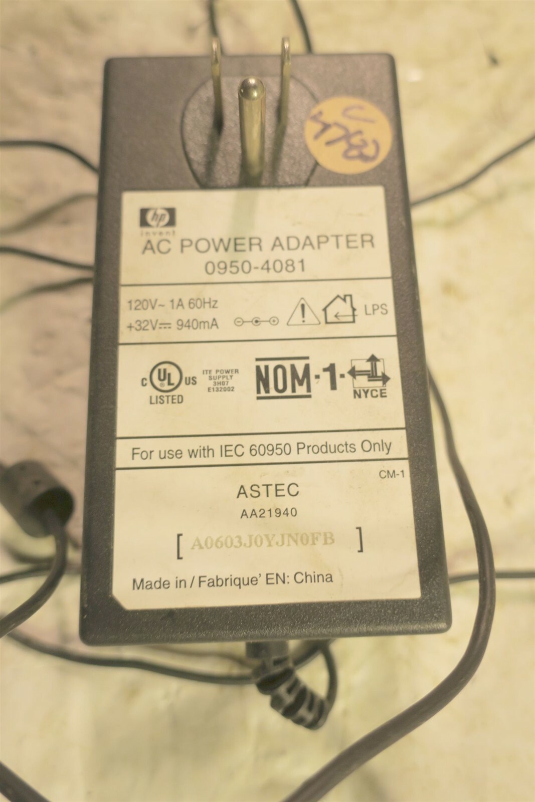 HP Printer AC Adapter 0950-4081