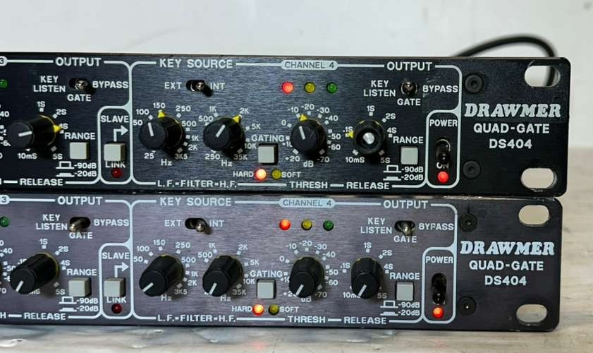 Drawmer Quad Gate DS404 Quad Noise Gate #1023/24 (One)(TRUEHEARTSOUND)