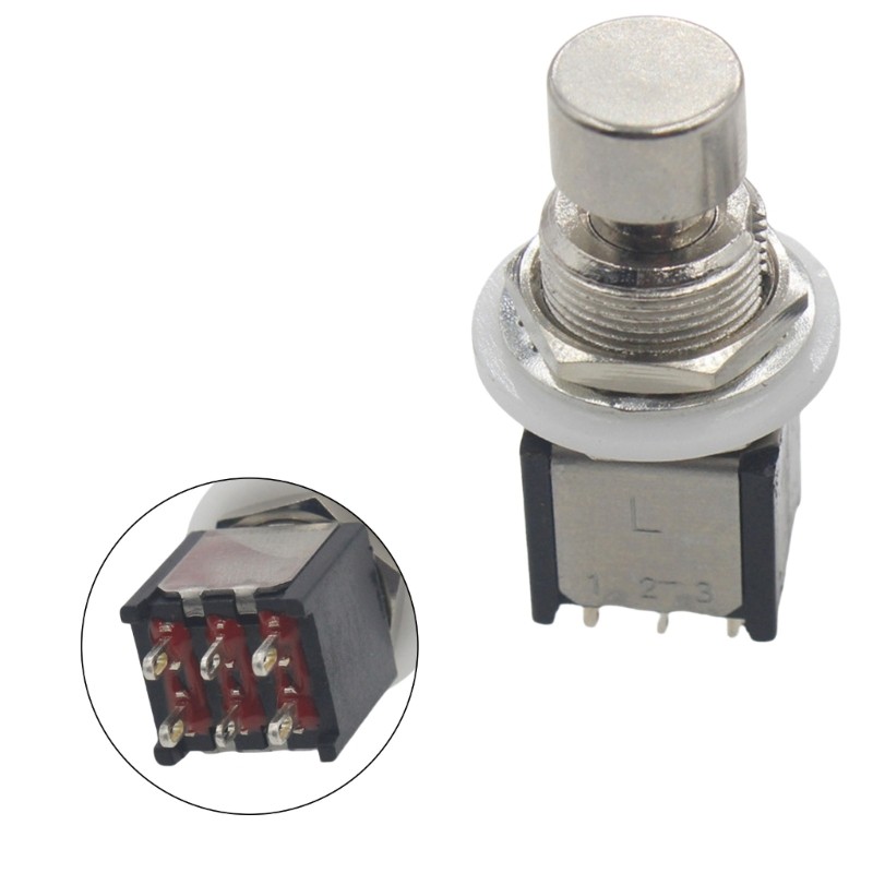Guitar Effect Pedal Foot Switches Emergency Stop Button 6 Pin Easy to Install
