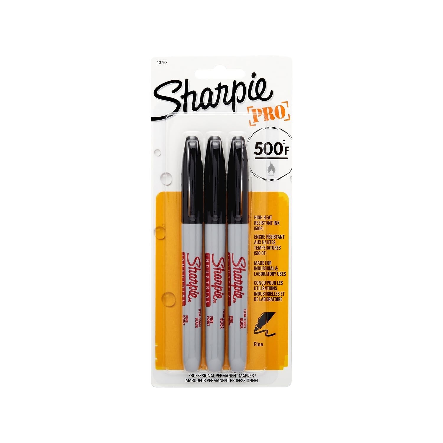 SHARPIE 13763PP Industrial Fine Point Permanent Marker, Withstand Up To 500F,