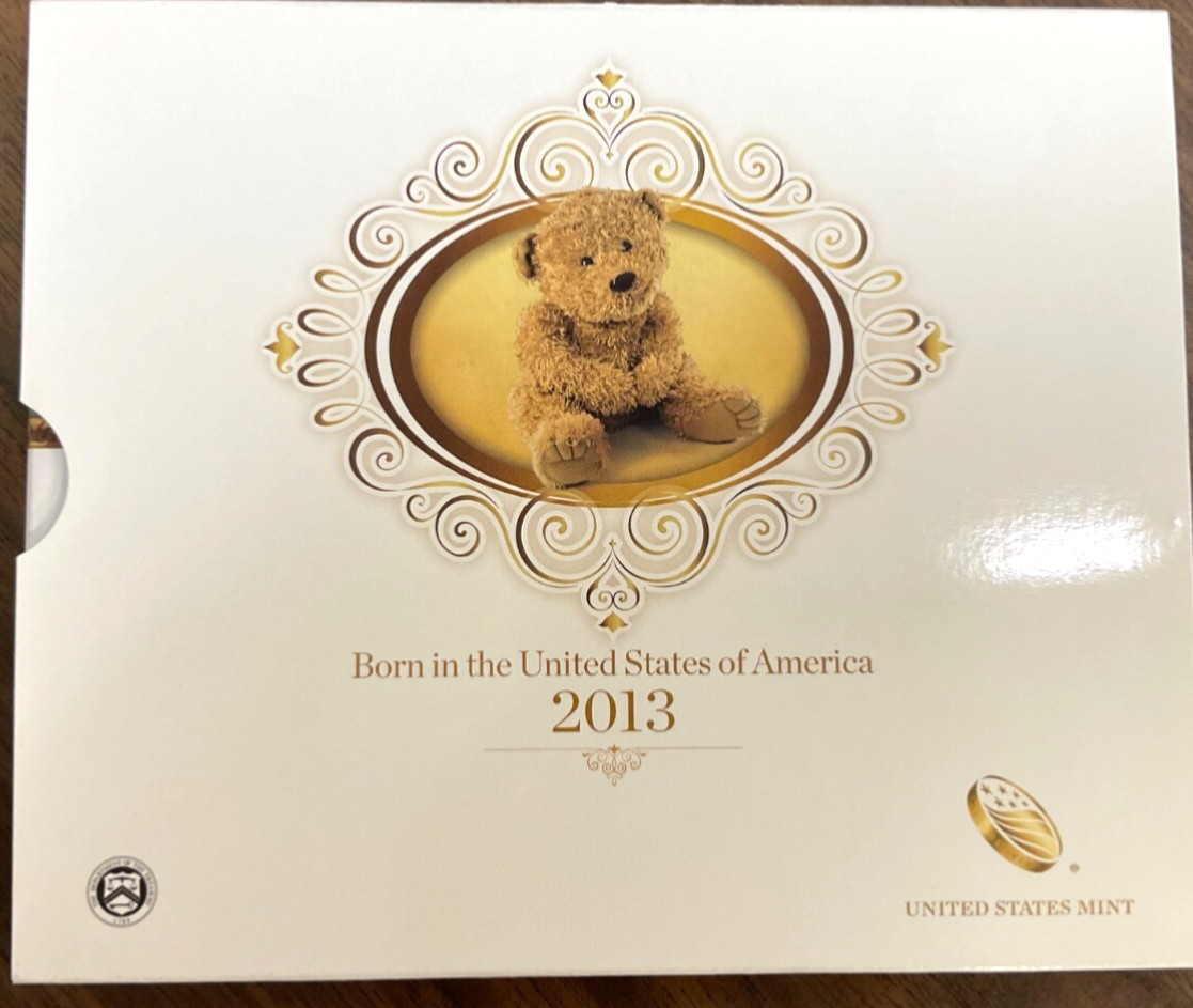 2013 Born in  United States of America United States Mint Birth Year coin set.