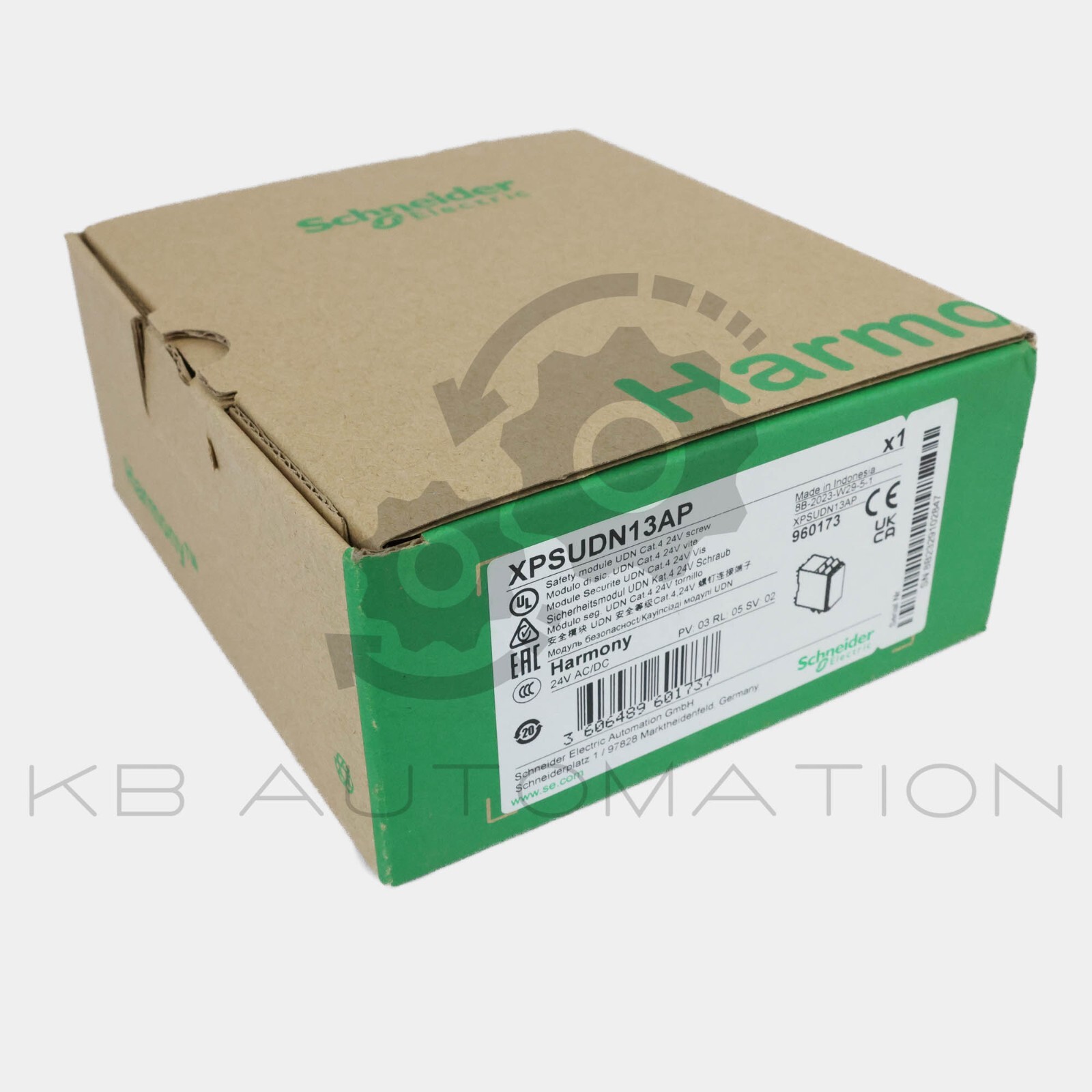 Schneider Electric XPSUDN13AP Preventa safety module, SIL 3/PLe, 24V AC/DC