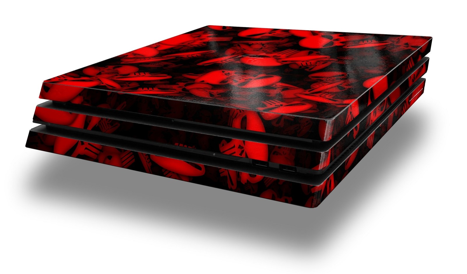 Skin for PS4 Pro Console Skulls Confetti Red