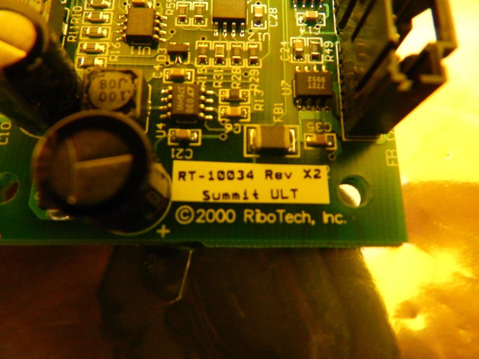 RiboTech RT-10034 Summit ULT Board PCB RT-10031 Delta Design Used Working