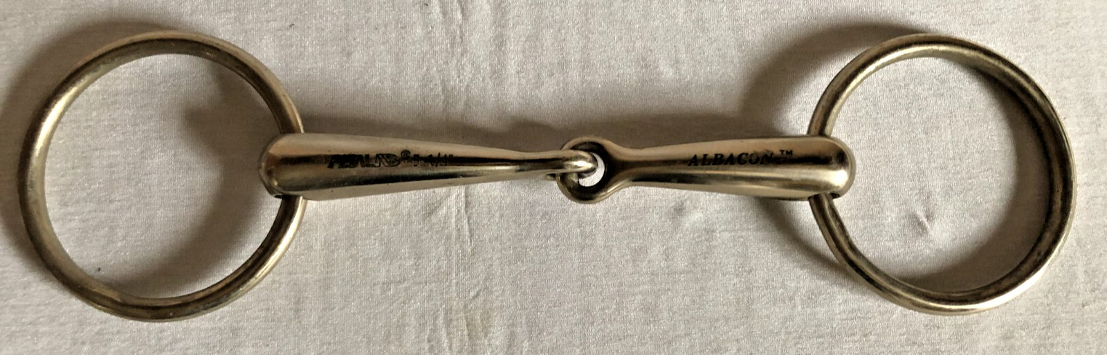 Albacon Metalab Single Jointed Snaffle Bit 5 1/4" 5.25” Horse Bit