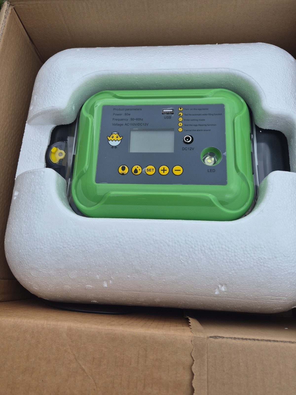 Digital Egg Incubator 12-24 Eggs with Auto Turner & Smart Control System