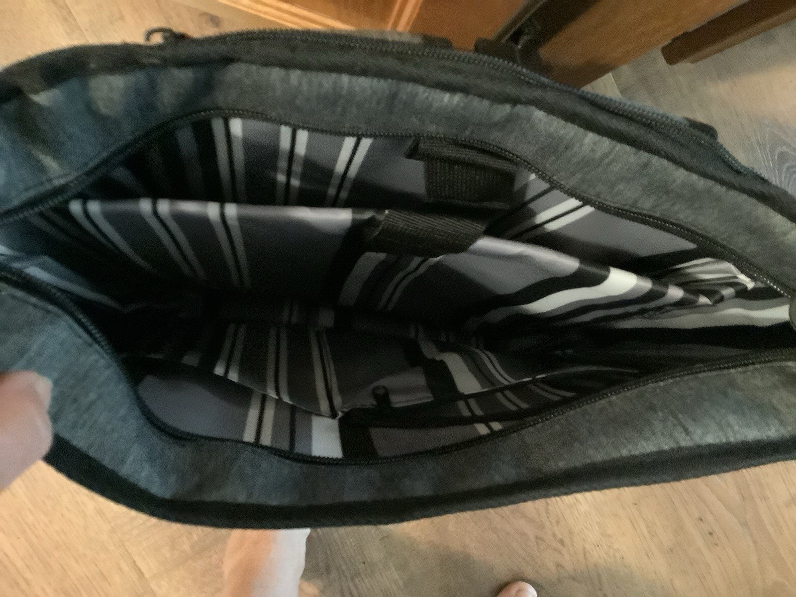 Geckobrands Waterproof Zip Gray Black Backpack Carry Bag