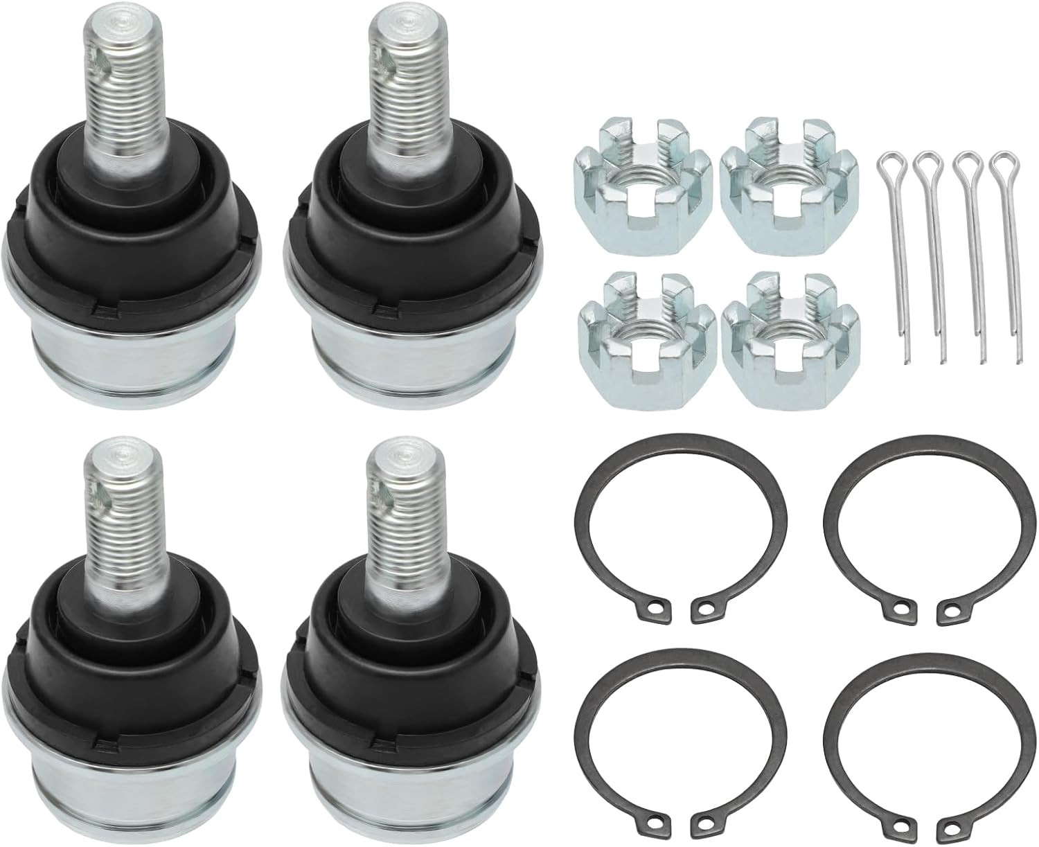 Ball Joint Kit Upper & Lower for Yamaha Rhino 450 660 700 Grizzly 350 400 450 Ko