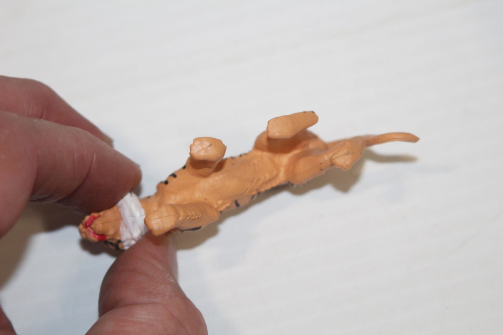 Vintage 1970s Britains Plastic Zoo Animals - Set of 2 Tiger (England) Toy Figure