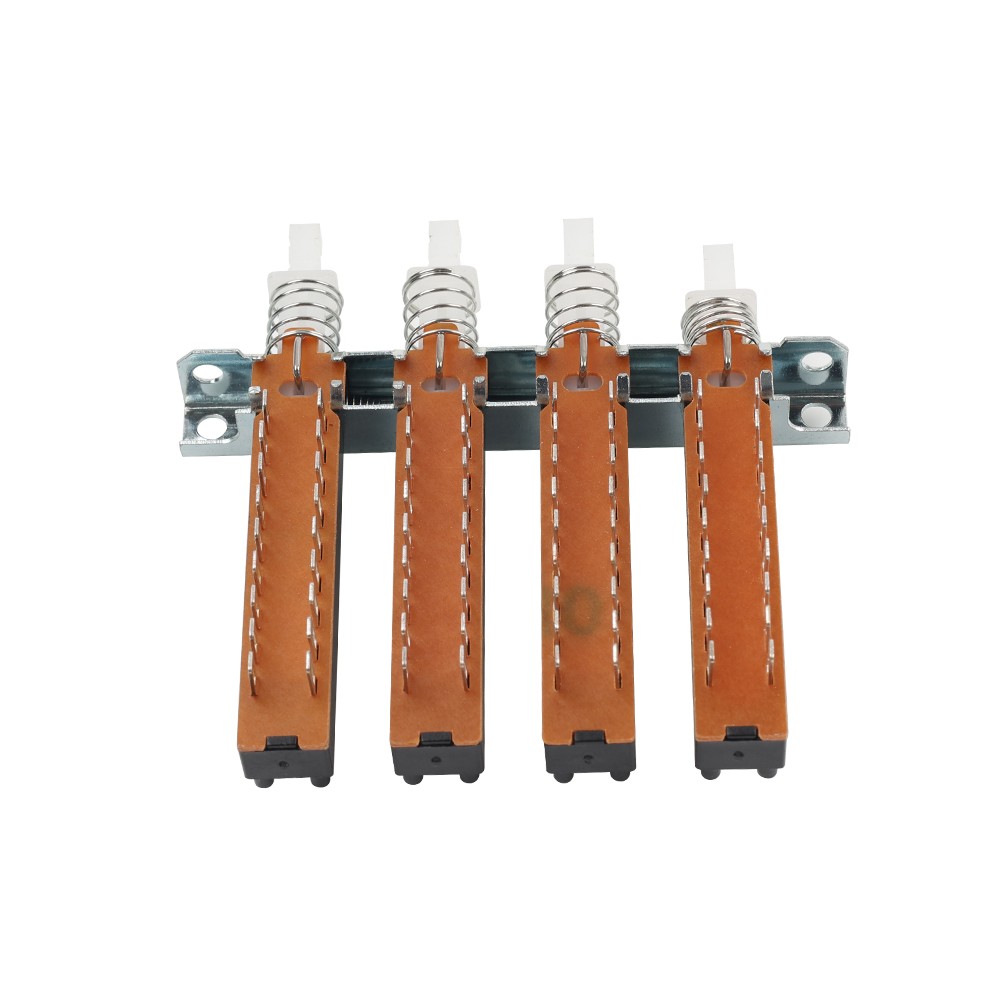 Interlock Push Button Switch Piano Type 18 Pin 4 Row