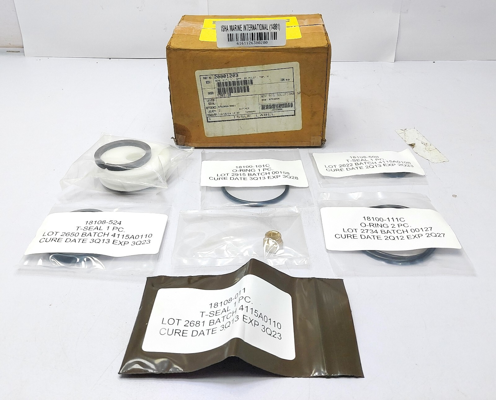 CTRL System 18100-101C O-Ring 20001203