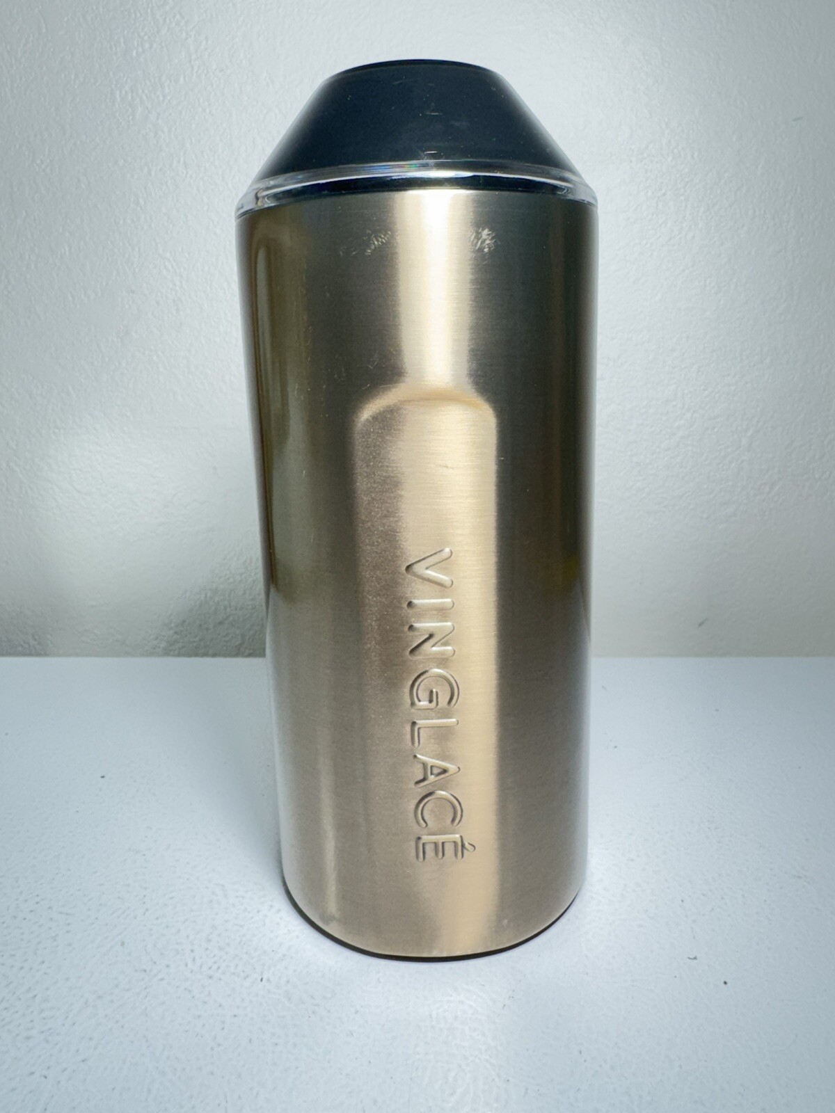Vinglace' Wine /Champagne Chiller, Stainless Steel, Vacuum Sealed