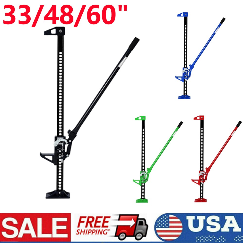 33/48/60" High Lift Farm Utility Farm Jack 6600lbs Ratcheting Off Road Farm Jack